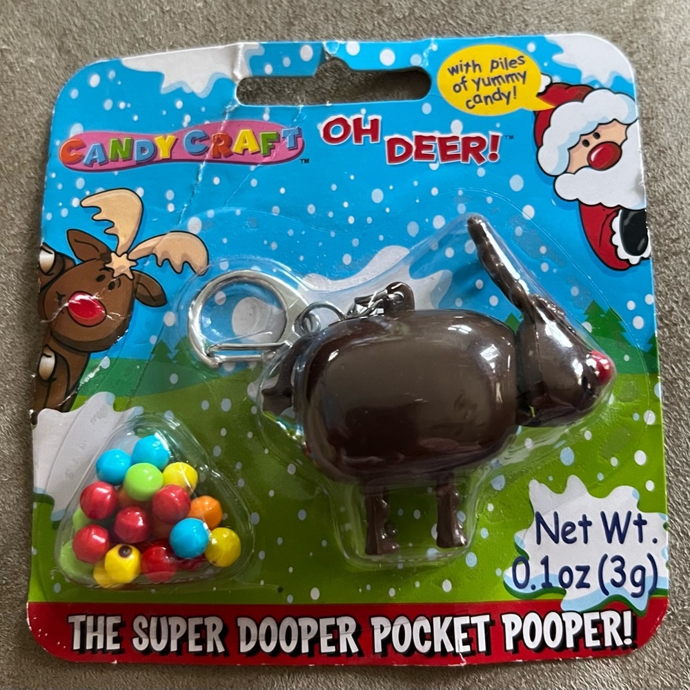 Keychain, candy dispenser